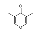 3,5-Dimethyl-4H-pyran-4-one Structure