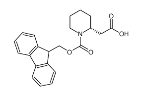 (R)-2-(1-(((9H-Fluoren-9-yl)methoxy)carbonyl)piperidin-2-yl) Structure