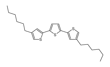 2,5-bis(4-hexylthiophen-2-yl)thiophene Structure