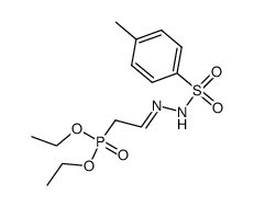 diethoxyphosphorylacetaldehyde tosylhydrazone Structure