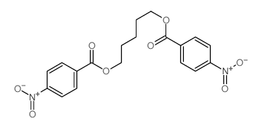 1,5-Pentanediol,1,5-bis(4-nitrobenzoate) Structure