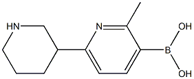 2-Methyl-6-(piperidin-3-yl)pyridine-3-boronic acid picture