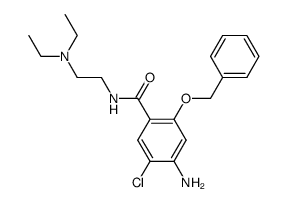 4-Amino-2-benzyloxy-5-chloro-N-(2-diethylamino-ethyl)-benzamide Structure