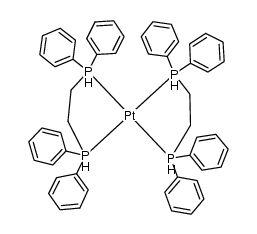 Pt(bis(diphenylphosphino)ethane)2 Structure