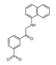 2-(Naphthalen-1-ylamino)-1-(3-nitrophenyl)ethanone结构式