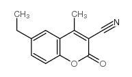 3-CYANO-6-ETHYL-4-METHYLCOUMARIN结构式