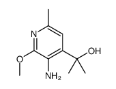 2-(3-amino-2-methoxy-6-methylpyridin-4-yl)propan-2-ol structure