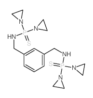 N-diaziridin-1-ylphosphinothioyl-1-[3-[(diaziridin-1-ylphosphinothioylamino)methyl]phenyl]methanamine picture