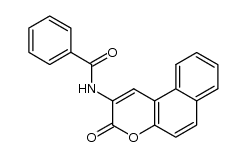 2-benzoylamino-3H-naphtho[2,1-b]pyran-3-one Structure