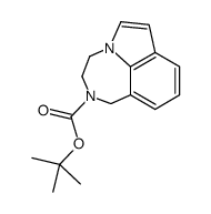 S-6-(tert-butoxycarbonyl)-5,6-dihydro-6H-[1,4]diazepino[6,7,1-hi]indole Structure