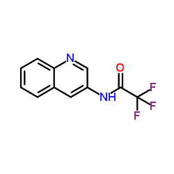 2,2,2-trifluoro-N-(quinolin-3-yl)acetamide Structure