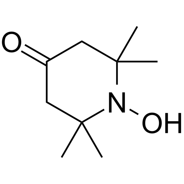 4-Piperidone, 1-hydroxy-2,2,6,6-tetramethyl- structure