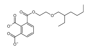 3-[2-(2-ethylhexoxy)ethoxycarbonyl]phthalate结构式