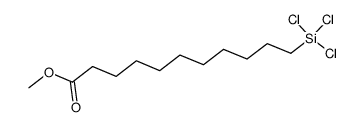 11-trichlorosilanyl-undecanoic acid methyl ester结构式