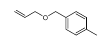 1-allyloxymethyl-4-methylbenzene结构式