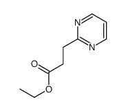 ethyl 3-pyrimidin-2-ylpropanoate结构式