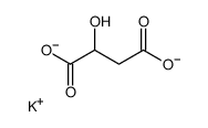 potassium hydrogen malate Structure