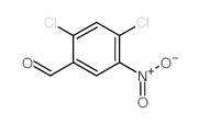 2,4-二氯-5-硝基苯甲醛结构式