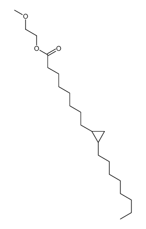 2-methoxyethyl 8-(2-octylcyclopropyl)octanoate Structure