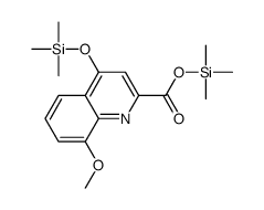 8-Methoxy-4-(trimethylsiloxy)-2-quinolinecarboxylic acid trimethylsilyl ester picture