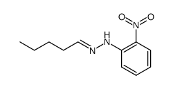 Valeraldehyde (2-nitrophenyl)hydrazone Structure