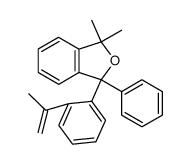 1-(2-isopropenyl-phenyl)-3,3-dimethyl-1-phenyl-1,3-dihydro-isobenzofuran结构式