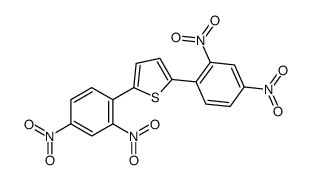 2,5-bis(2,4-dinitrophenyl)thiophene Structure