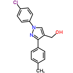 (1-(4-CHLOROPHENYL)-3-P-TOLYL-1H-PYRAZOL-4-YL)METHANOL结构式