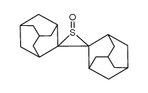 adamantylideneadamantanethiirane 1-oxide Structure