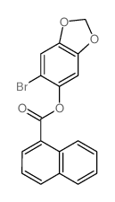 1-Naphthalenecarboxylicacid, 6-bromo-1,3-benzodioxol-5-yl ester picture