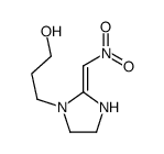 3-[2-(nitromethylidene)imidazolidin-1-yl]propan-1-ol结构式