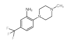 2-(4-Methylpiperazin-1-yl)-5-(trifluoromethyl)aniline Structure