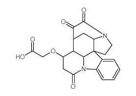 Acetic acid,[(2,3,10,11,11a,11b,13,13a-octahydro-9,14,15-trioxo-12H-1,12-ethano-9H-pyrido[1,2,3-lm]pyrrolo[2,3-d]carbazol-11-yl)oxy]-,(1R,3aR,11R,11aR,11bS,12S,13aS)- (9CI) picture