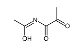 Propanamide, N-acetyl-2-oxo- (9CI)结构式