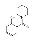 1-((6-Methyl-3-cyclohexen-1-yl)carbonyl)piperidine Structure