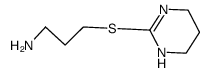 3-(1,4,5,6-tetrahydro-pyrimidin-2-ylsulfanyl)-propylamine Structure