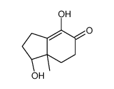 (1R,7aR)-1,4-dihydroxy-7a-methyl-2,3,6,7-tetrahydro-1H-inden-5-one Structure