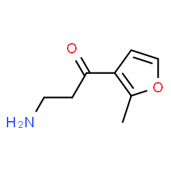 1-Propanone,3-amino-1-(2-methyl-3-furanyl)-(9CI) structure