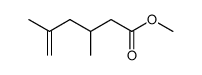 methyl 3,5-dimethyl-5-hexenoate Structure