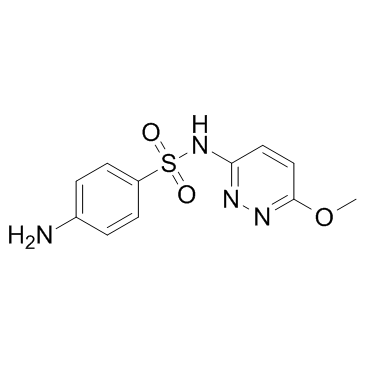 Sulfamethoxypyridazine Structure