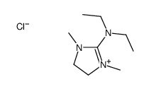 N,N-diethyl-1,3-dimethyl-4,5-dihydroimidazol-1-ium-2-amine,chloride Structure