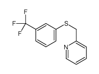 2-[[3-(trifluoromethyl)phenyl]sulfanylmethyl]pyridine Structure