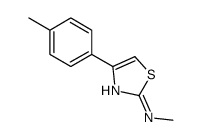 2-Thiazolamine,N-methyl-4-(4-methylphenyl)-(9CI) Structure