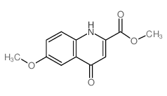 6-甲氧基-4-氧代-1,4-二氢喹啉-2-羧酸甲酯结构式