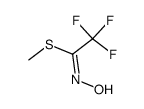 S-Methyl (E)-2,2,2-Trifluoro-N-hydroxythioacetimidate Structure