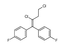 1-[2,4-dichloro-1-(4-fluorophenyl)but-1-enyl]-4-fluorobenzene Structure