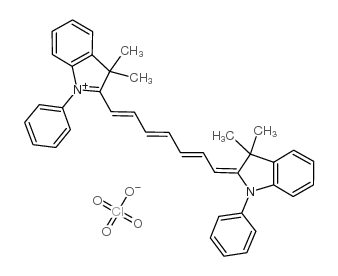 2-(7-(3,3-DIMETHYL-1-PHENYL-1H-2(3H)-INDOLIDENE)-1,3,5-HEPTATRIENYL)-3,3-DIMETHYL-1-PHENYL-3H-INDOLIUM PERCHLORATE picture