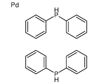 diphenylphosphane,palladium结构式