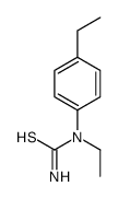 Urea,1-ethyl-1-(p-ethylphenyl)-2-thio- (4CI) Structure