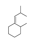 1-methyl-2-(2-methylpropylidene)cyclohexane结构式